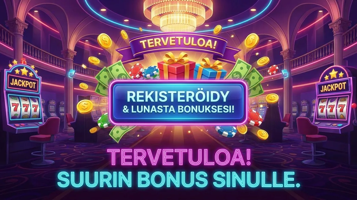 Rekisteröidy bonuksen kanssa